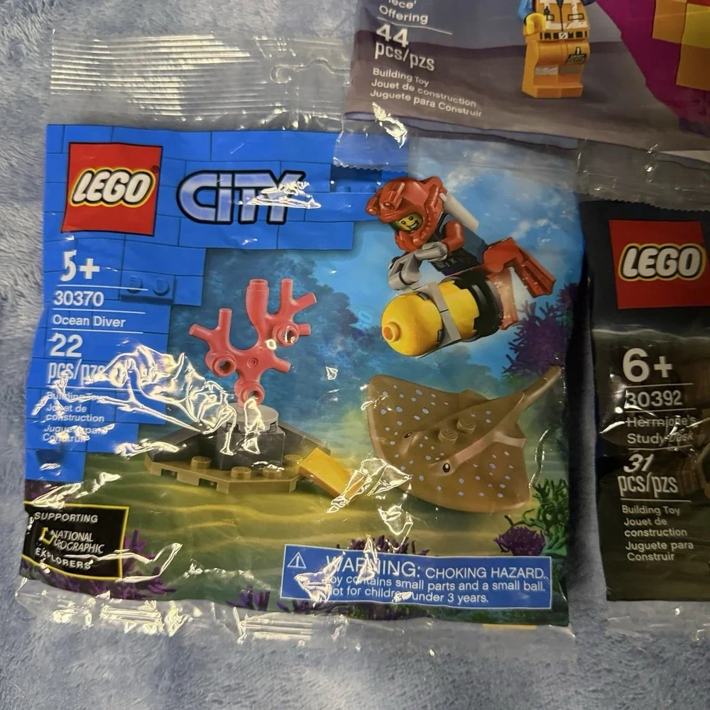 Set Of 3 Polybag Legos New
